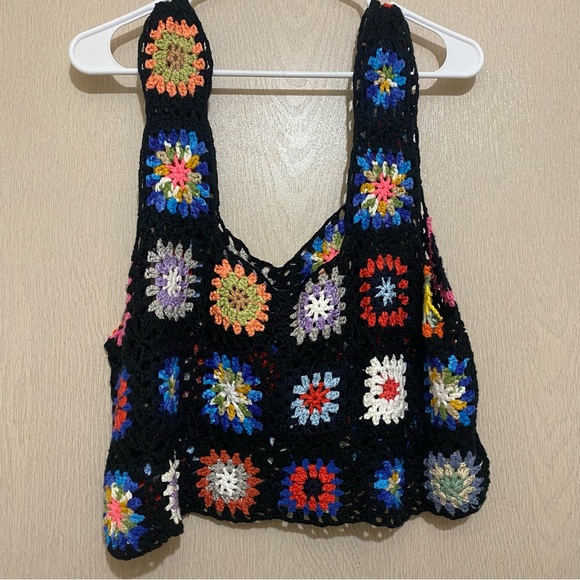 Crochet Crop Top - SHEIN Size 2XL - Picture 2 of 4